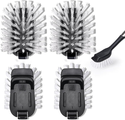 Brush Refill for OXO Steel Dish Brush - 4 Pack Dish Brush Cleaning Replacement Head