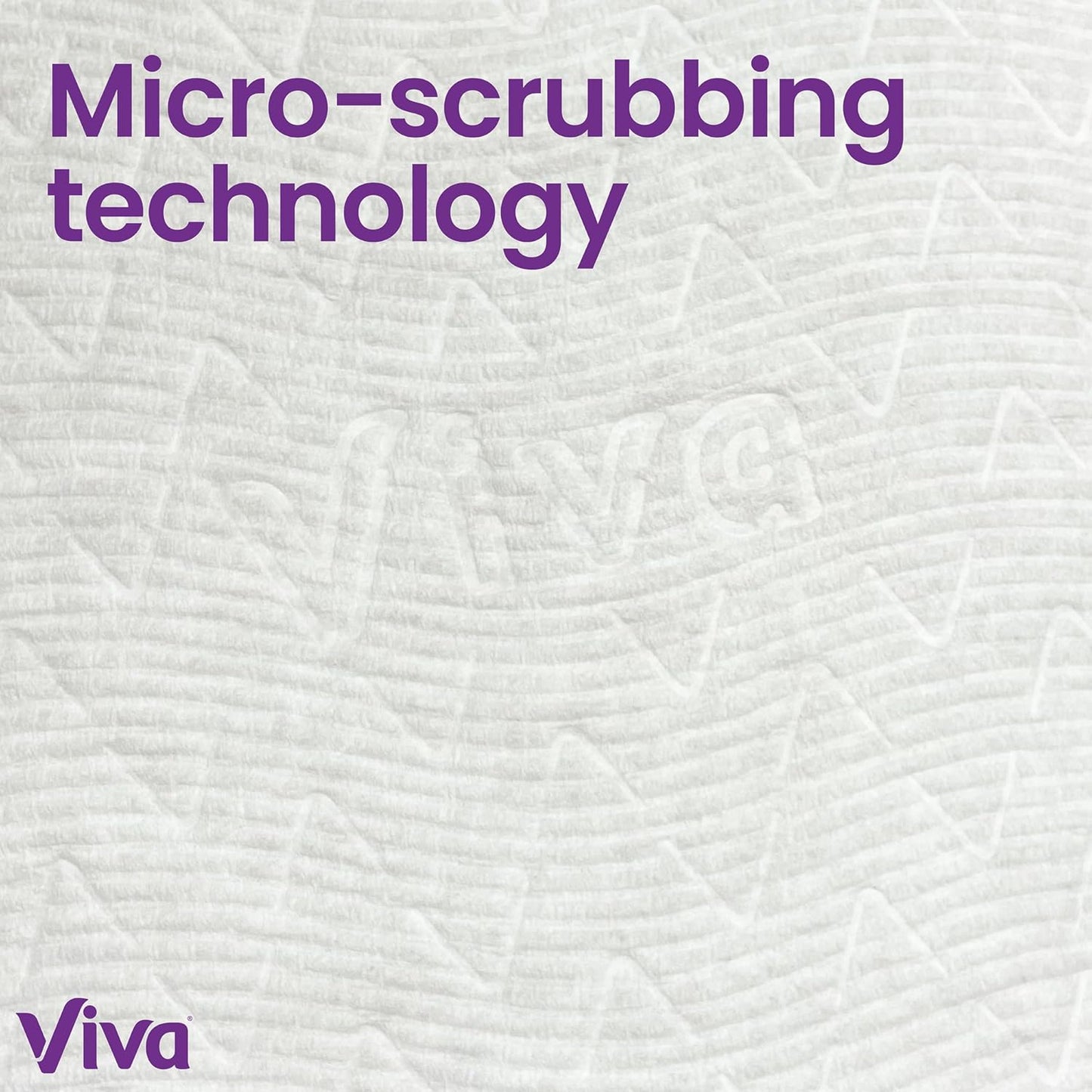 Viva Multi-Surface Cloth Paper Towels, Choose-A-Sheet Size, 12 Triple Rolls, 165 Sheets per Roll (Packaging May Vary)