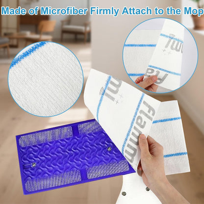 Flammi Semi-Disposable Microfiber Mop Pads Compatible with Shark S1000 S1000A S3250 S3251 S3101 SK410 SK435CO SK460 SK140 SK141, 16 Pack