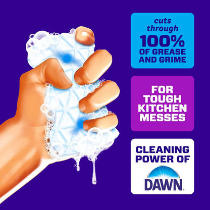 Mr. Clean Magic Eraser Foaming Sponge, All Purpose Cleaner, Dawn Cleaning Power, Wall Cleaner, Sneaker Cleaner, Oven Cleaner, Kitchen, Bathroom, Shower Cleaning Supplies, Scrubber, Ultra Foamy, 5ct