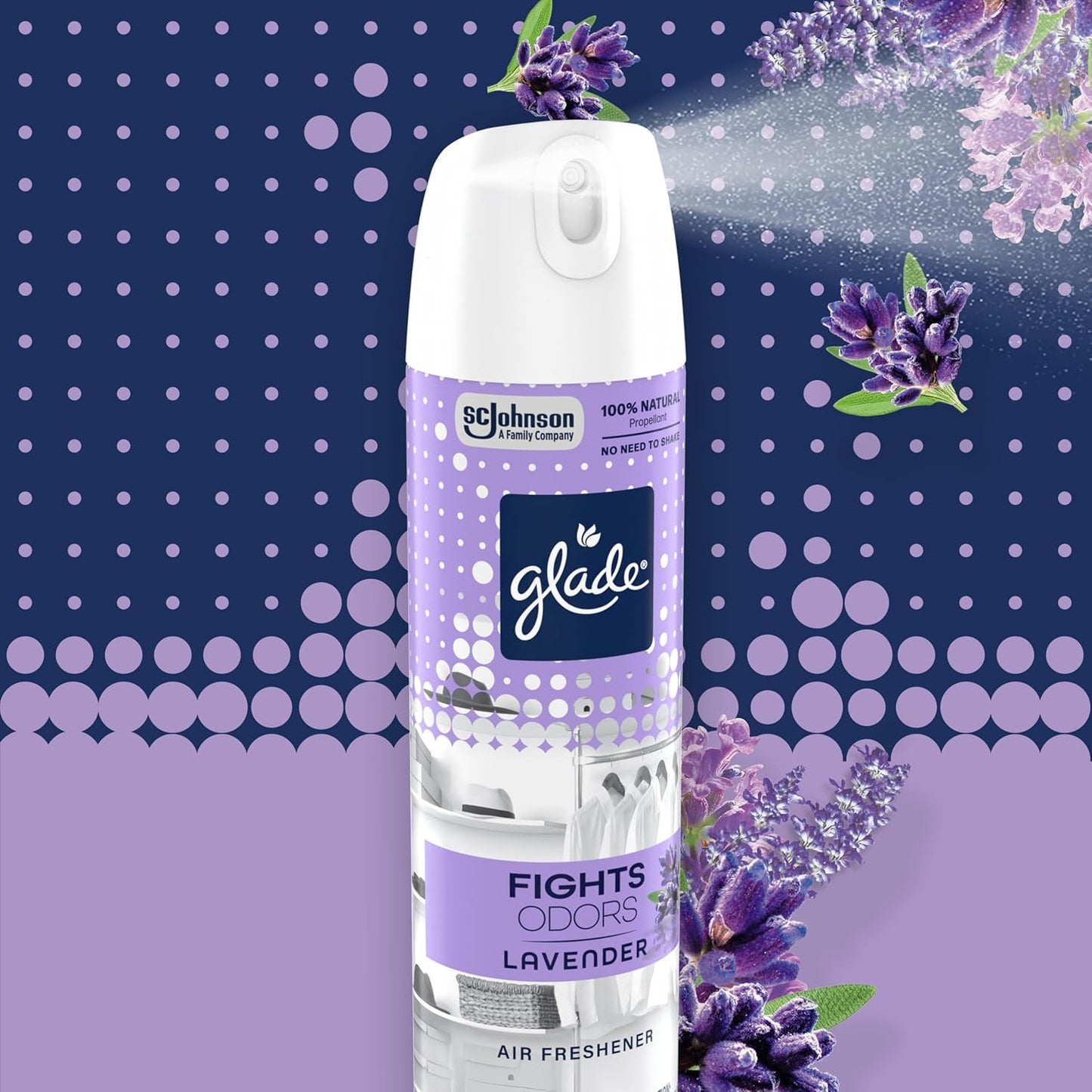 Glade Air Freshener Room Spray, Clean Linen Scent, Odor Fighting to Deliver Long Lasting Freshness, 7.3 Oz, 6 Count
