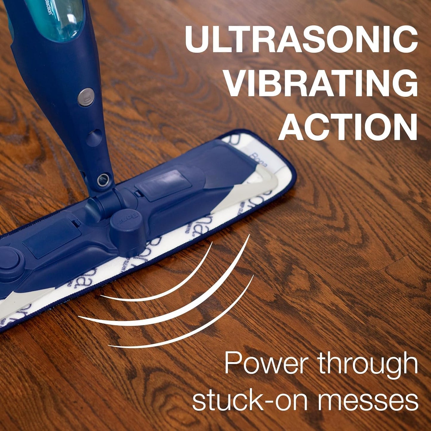 Bona Hardwood Floor Premium Spray Mop - Includes Wood Floor Cleaning Concentrate and Machine Washable Microfiber Cleaning Pad - Dual Zone Cleaning Design for Faster Cleanup