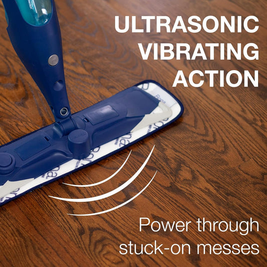 Bona Hardwood Floor Premium Spray Mop - Includes Wood Floor Cleaning Concentrate and Machine Washable Microfiber Cleaning Pad - Dual Zone Cleaning Design for Faster Cleanup