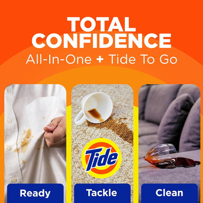 MADE BY NEHEMIAH Tide Rescue Laundry Stain Remover Spray with Oxi + Travel Size Tide To Go Pen, Spot Remover for Clothes, Fabric, Upholstery, Carpet, Grease & More Tough Stains- 22 Fl Oz + 1 Stain Pen