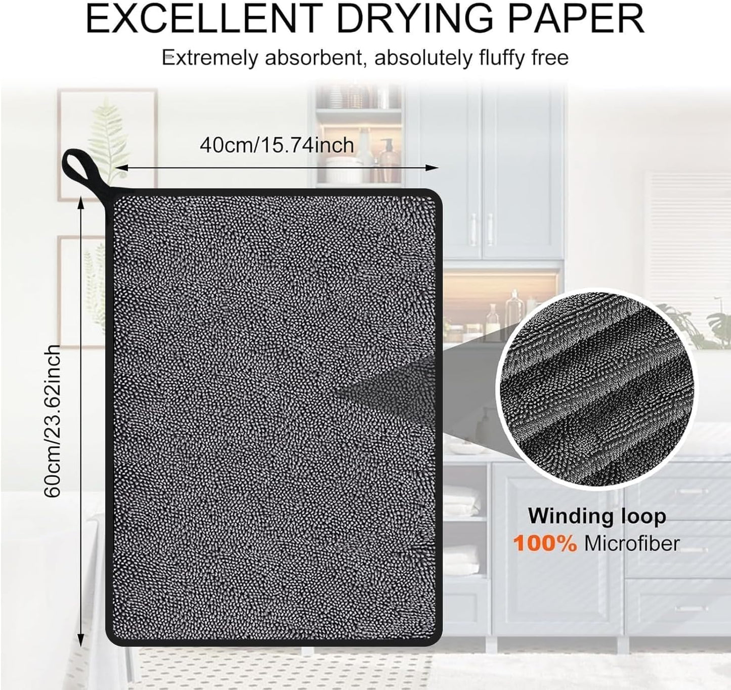 Cleaning Wipes Cloths,5pcs Cleaning Drying Towels,Shower Doors Drying Towels,12 * 10” Streak Free Glass Window Car Mirror Super Absorben Microfiber Cleaning Cloths Cleaner(5pcs grey12*10”)