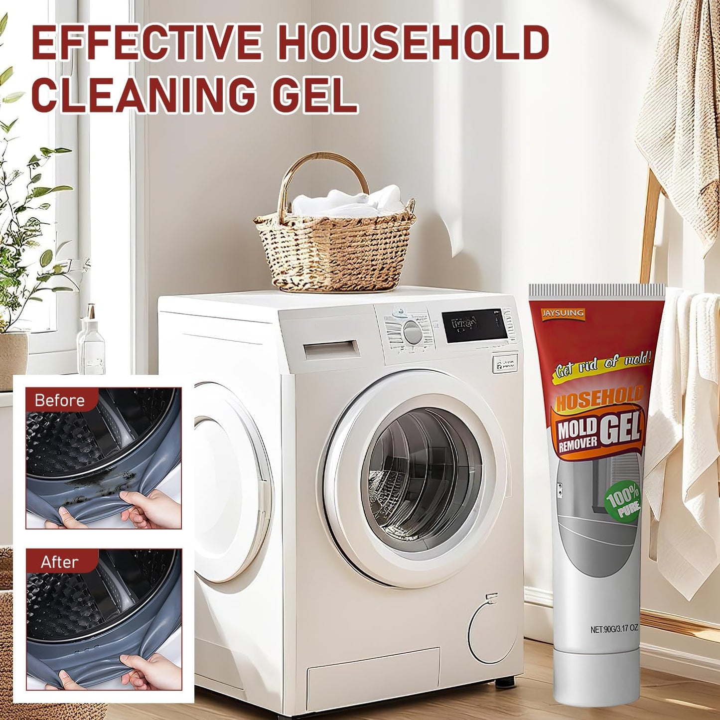 2PCS Nexa Remover Gel,Nuroclean Remover Gel,Suitable For Bathroom And Kitchen Tile Gaps,Wall Cleaning,Highly Effective In Penetration,Safe Formula That Does Not Damage The Surface