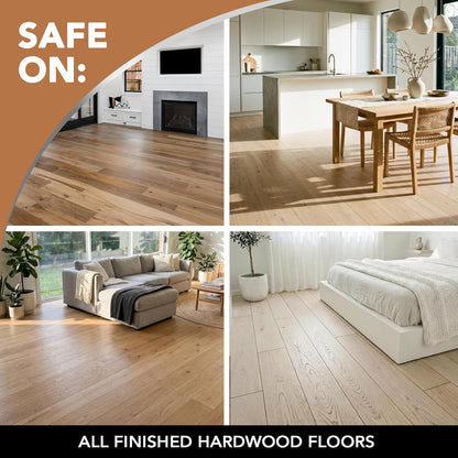 Weiman Wood Floor Polish and Restorer - 32 Ounce - High-Traffic Hardwood Floor, Natural Shine, Removes Scratches, Leaves Protective Layer, Packaging May Vary