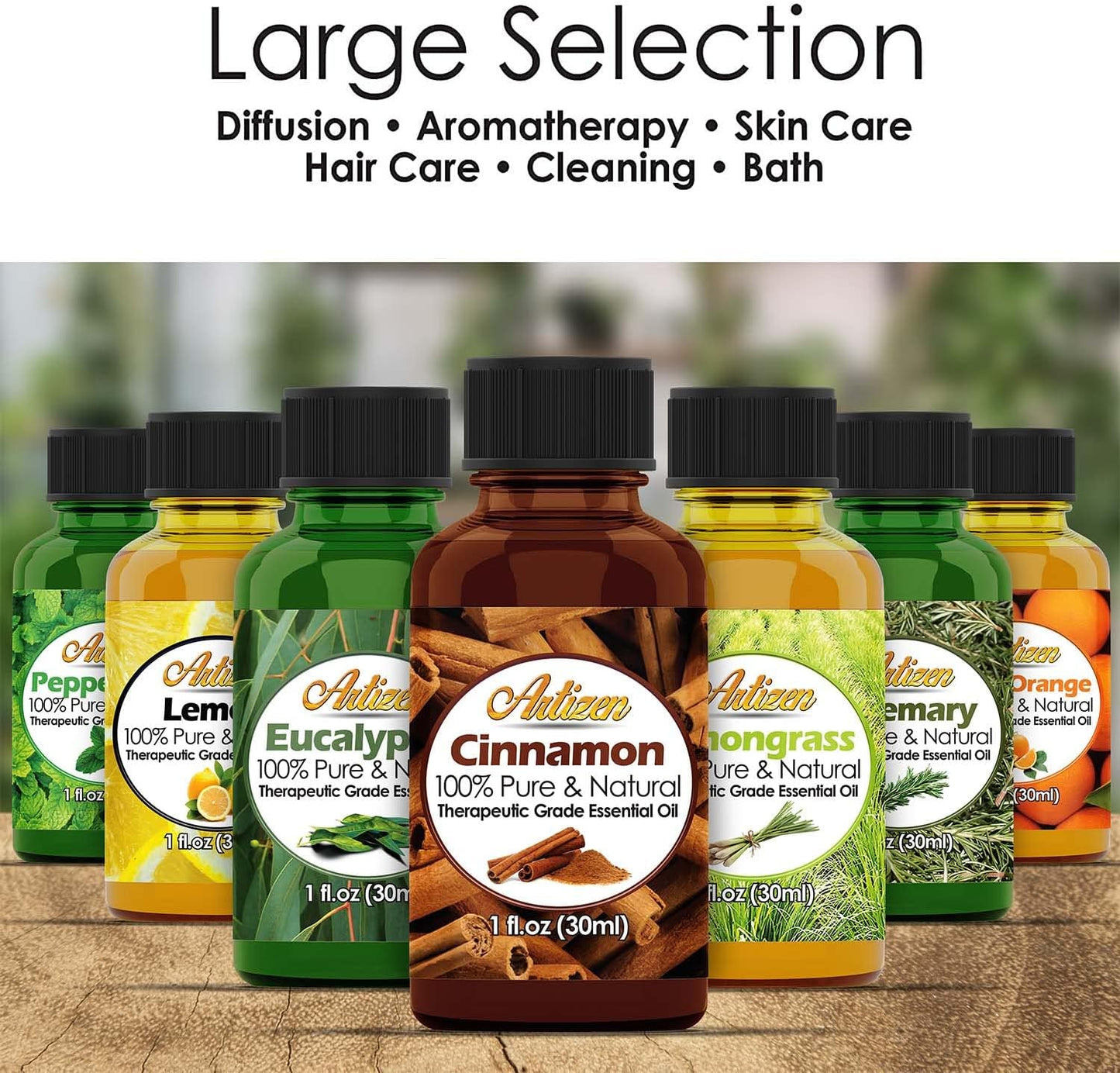 Artizen 30 ml Essential Oils Cleaning Blend for Kitchen, Home, Bathroom Cleaner or Air Freshener (1 fl oz)
