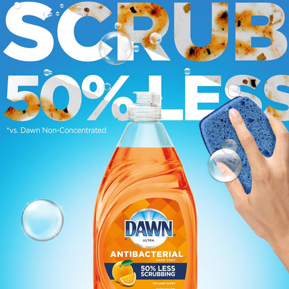 Dawn Ultra Antibacterial Dishwashing Liquid Dish Soap, Apple Blossom Scent - 7 fl oz