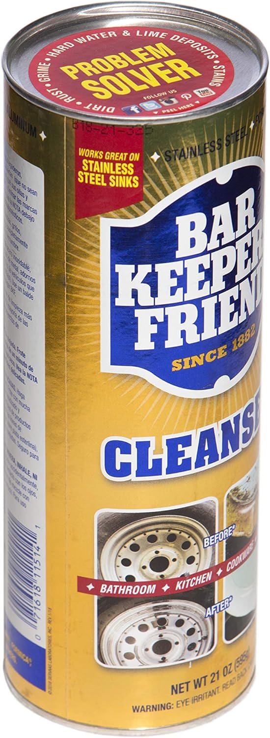 BAR KEEPERS FRIEND Powdered Cleanser 12-Ounces (1-Pack)']