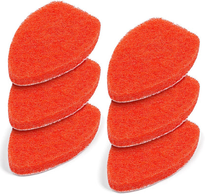 Bathtub Scrubber with Long Handle - Shower Scrub Brush with 8 Replacement Scouring Pads, Bathroom Cleaning Brush for Tub, Tile, Floor
