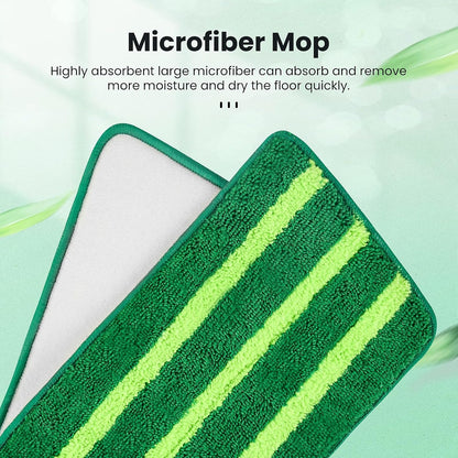 4 Pack Spray Mop Pads Refills Compatible with Libman Freedom Spray Mop, Reusable Microfiber Spray Mop Head Replacement, 16 in Spray Mops for Floor Cleaning (ONLY Pads)