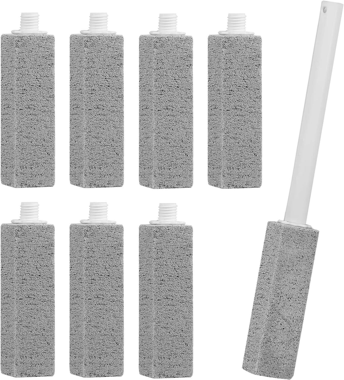 5 Packs Pumice Cleaning Stone with Extra Long Handle, Pumice Stone for Toilet Bowl Clean for Cleaning Toilets, Bathtubs, Grills, Swimming Pools, Sinks