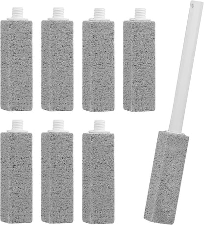 5 Packs Pumice Cleaning Stone with Extra Long Handle, Pumice Stone for Toilet Bowl Clean for Cleaning Toilets, Bathtubs, Grills, Swimming Pools, Sinks