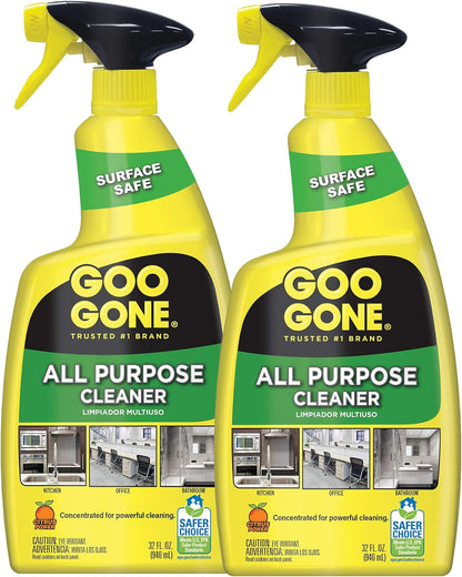 Goo Gone All-Purpose Cleaner - 32 Ounce - Removes Dirt, Grease, Grime, Multi Surface, Multi Purpose, De-Greaser, Cleaning Spray