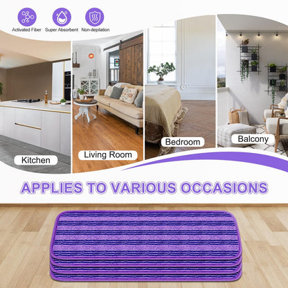 30 Pack Valuable Disposable Mopping Pad Refills Compatible with Swiffer PowerMop, Power Mop Refill Pads Replacements for Swiffer Power Mop Spray Mop Dry&Wet Pads Refills for Multi-Surface Floor Clean