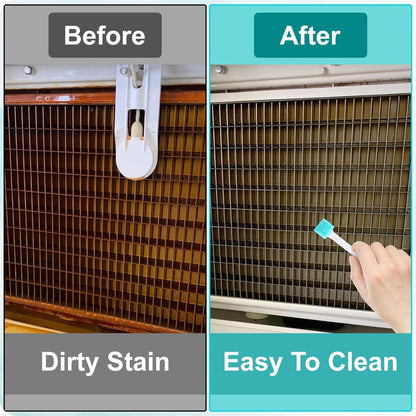 10PC Ice Maker Cleaning Brush Set,Countertop Ice Maker Cleaner - 2Pcs 55in Long Tube&Pipe Brush Nylon Bristles with 8Pcs Crevice Cleaning Brush