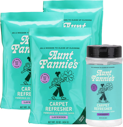 Aunt Fannie's Floor Bundle: Hardwood Cleaner, Multi-Surface Vinegar Floor Cleaner, and Carpet Refresher