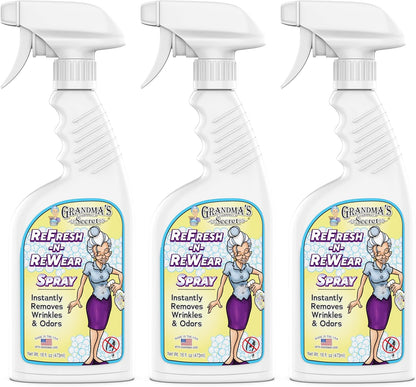 Grandma's Secret Spot Remover Laundry Spray - Chlorine, Bleach and Toxin-Free for Clothes - Fabric Stain Remover Removes Oil, Paint, Blood and Pet Stains - 16 oz & 2 oz Combo, DuoPack