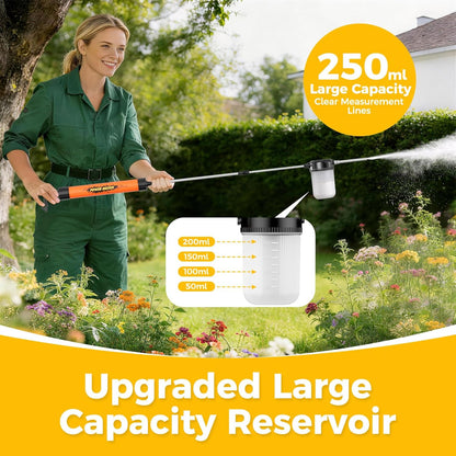 Diatomaceous Earth Powder Duster with Adjustable 4FT Rod, Clog-Free & Adjustable Output Pump, Ideal for Diatomaceous Earth Application, Powder Dispensing, Dusting Tasks & Indoor/Outdoor Gardening