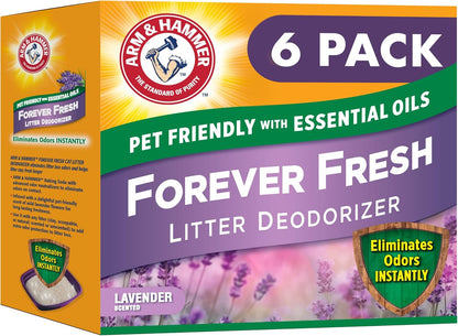 ARM & HAMMER Cat Litter Deodorizer Double Duty, 30 oz, 6 Pack