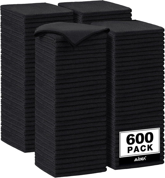 AIDEA Microfiber Cleaning Cloth-50PK, Soft Microfiber Towels for Cars, Absorbent Cleaning Rags, Lint-Free Streak-Free Wash Cloths for House, Kitchen, Window(12in.x12in)