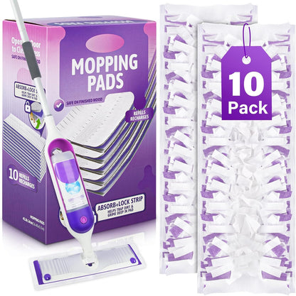 Mop Pads Refills for Swiffer Power Mop: 20 Pcs Wet Dry Disposable Pad for Multi-Surface Floor Cleaning - Mopping Replacement for Tile Hardwood - Sweeping Cloths for Home Kichen