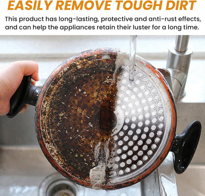 Stainless Steel Scratch Remover for Appliances, Multi-Purpose Scratch Remover Paste for Oven, Sink, Fridge & Cookware, Cleans Grease, Scuffs & Restores Shine (1)