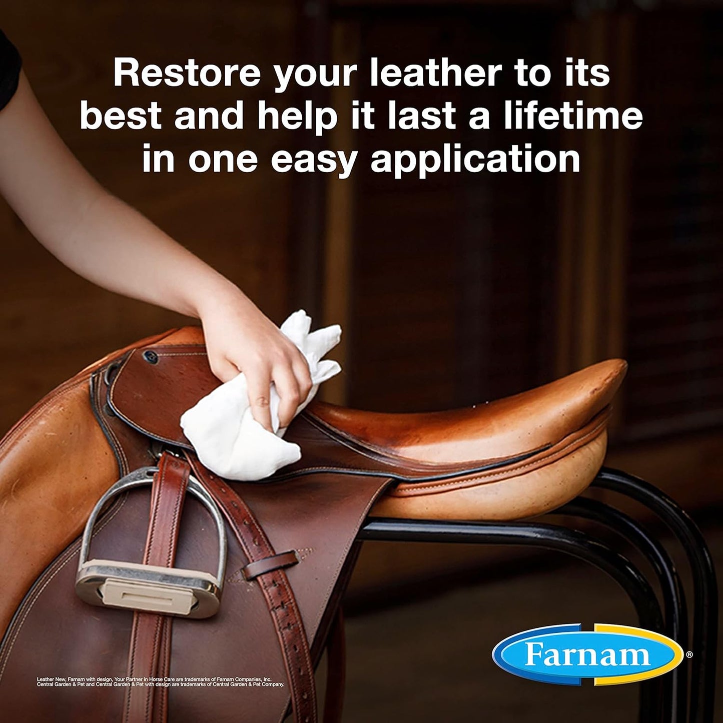 Farnam Leather New Easy-Polishing Glycerine Saddle Soap and Leather Cleaner, 16 oz