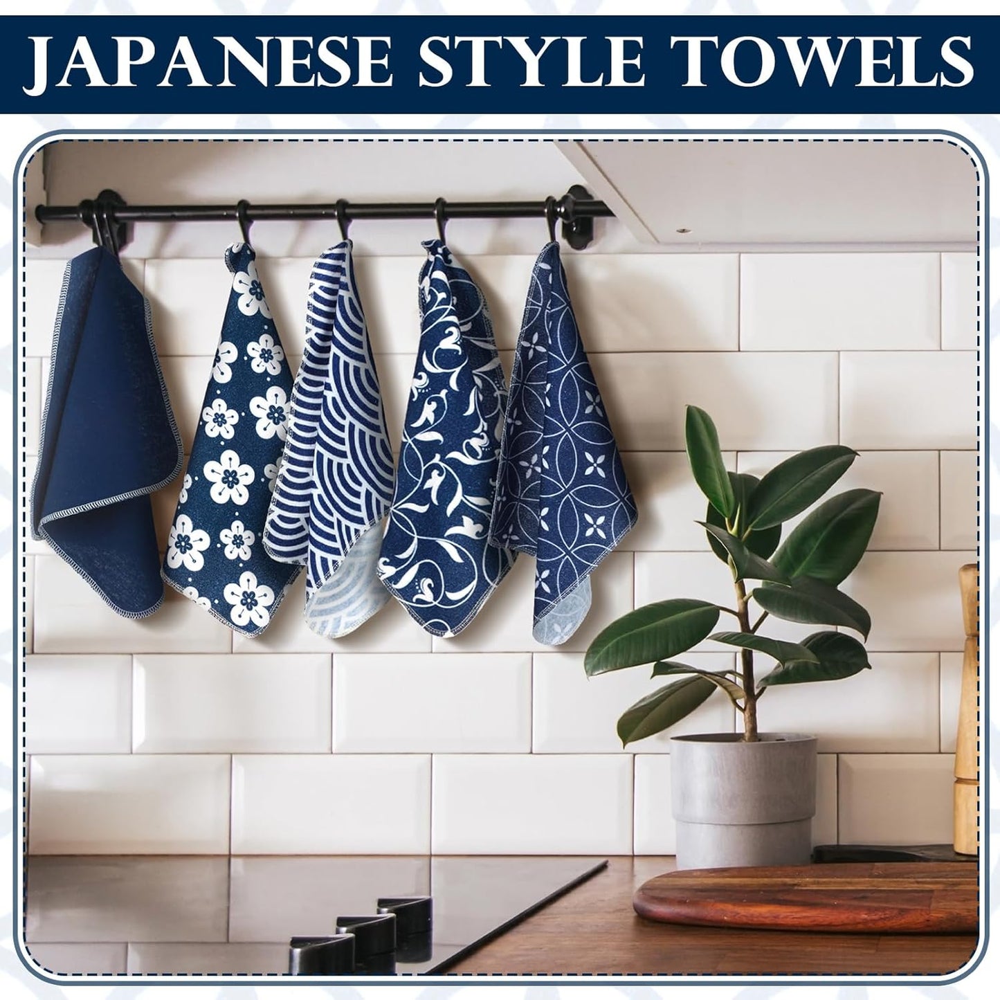36 Pack Vintage Reusable Cleaning Cloths Washable Cotton Kitchen Towels for Home (Gray)