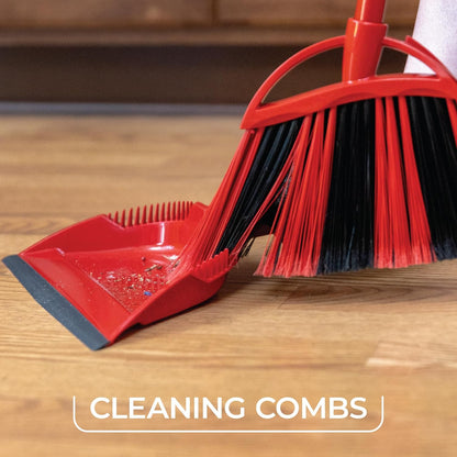 O-Cedar Spin Mop & Sweep Set | EasyWring Mop + One Sweep Broom with Dustpan