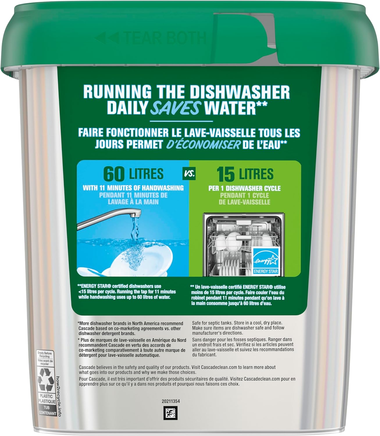 Cascade Platinum Dishwasher Pods, Dish Detergent ActionPacs, Fresh, 75 Count
