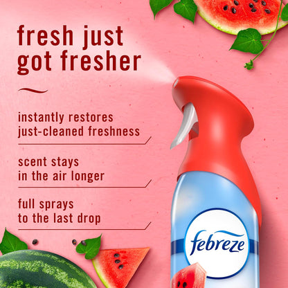 Febreze Air Mist Air Freshener Spray, Odor-Fighting Room Spray, Air Fresheners for Home and Bathroom and Kitchen, Aerosol Can, Downy April Fresh Scent, 8.8oz (Pack of 2)