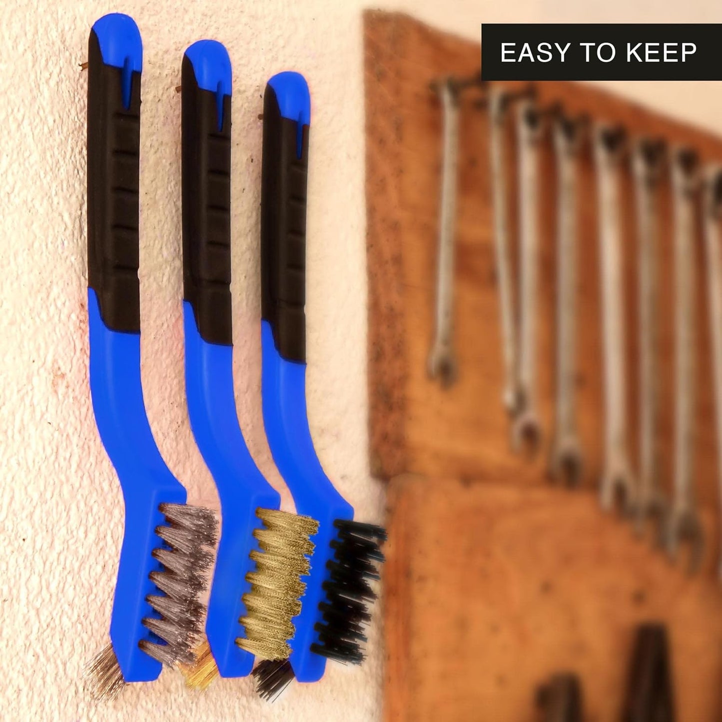 Wire Brush Steel Rust Removal