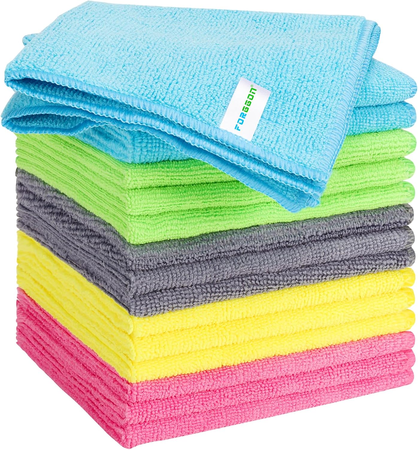 Forggon12 Pcs New Upgrade 3-Layer Metal Dish Cloth, No Scratches and No Odor, Multipurpose Wire Dishwashing Rag for Wet and Dry, Kitchen Cleaning DishRags,Sinks,Dishes,Stove Top, Dimensions(7.08X8.86)