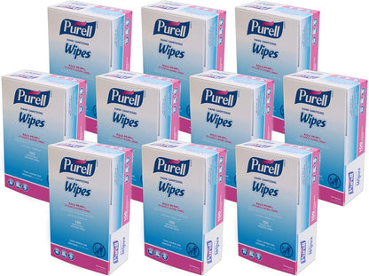 Purell Hand Sanitizing Wipes, Alcohol Formula, Fragrance Free, 300 Count Individually Wrapped Hand Wipes - 9020-06-EC