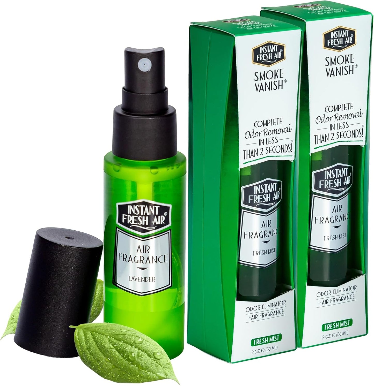Smoke Vanish - Smoke Odor Eliminator Spray - Removes Odor Instantly with Noxban™ - Eco-Friendly - For Home, Car, & Travel - Lavender Scent - 4 oz.