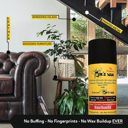 The Original Bee's Wax Old World Formula Furniture Polish - 2 Pack