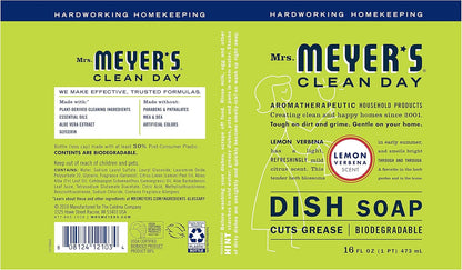 MRS. MEYER'S CLEAN DAY Multi-Surface Everyday Cleaner, Rose Scent, 16 Fl Oz Bottle