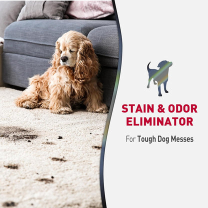 Nature’s Miracle Advanced Stain and Odor Eliminator Dog Spray, Fresh Scent, Severe Mess Enzymatic Formula For Tough Pet Messes, 32 oz