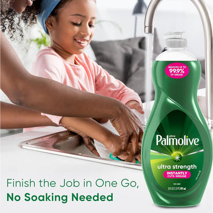 Palmolive Ultra Dishwashing Liquid Dish Soap, Oxy Power Degreaser - 32.5 Fl Oz (Pack of 4)