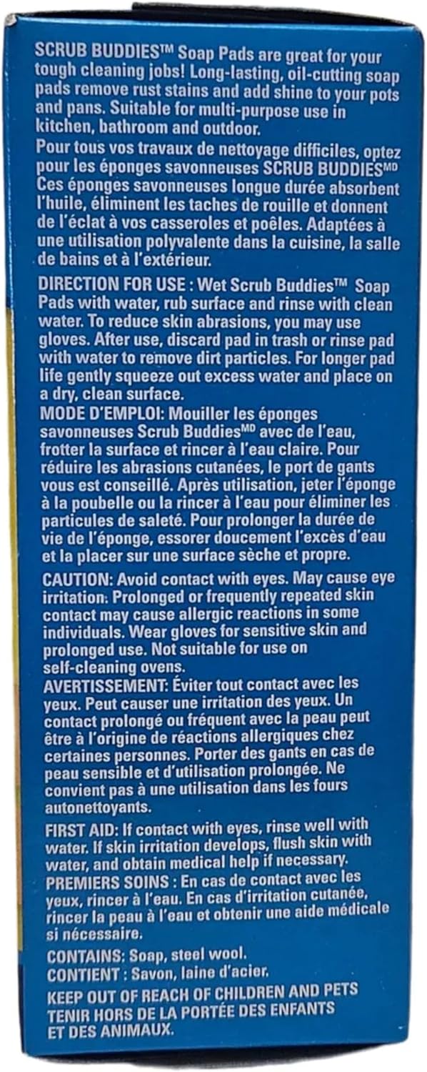 Bathtub Cleaning Soap Pads, 10 Count, Blue