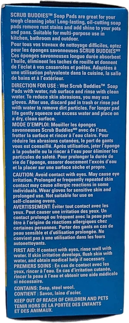 Bathtub Cleaning Soap Pads, 10 Count, Blue