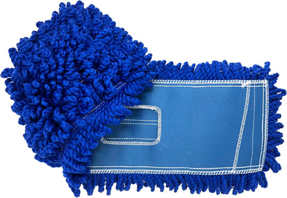Kleen Handler 24 inch Microfiber Dust Mop | Medium Washable Commercial Mop Head Replacement, Pack of 3