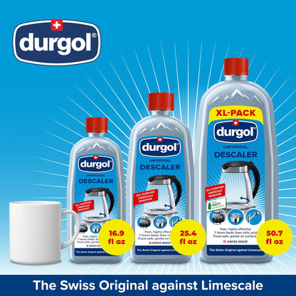 Durgol Universal Multipurpose Descaler/Decalcifier for Kitchen and Household Items, 25.4 Ounce