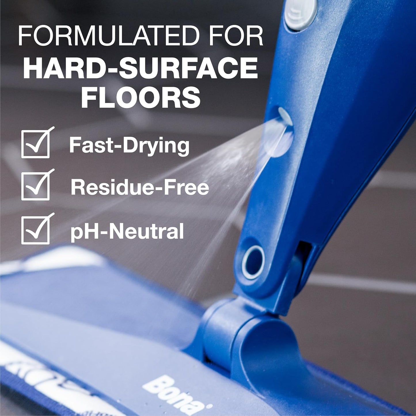 Bona Multi-Surface Floor Premium Spray Mop - Includes Multi-Surface Floor Cleaner Concentrate and Machine Washable Microfiber Cleaning Pad - For Stone, Tile, Laminate and Vinyl LVT/LVP Floors