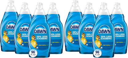 Dawn Ultra Dish Soap, Dishwashing Liquid, Original, Dish Soap Liquid, Dish Soap Refill, 4x24 Fl Oz Bundle