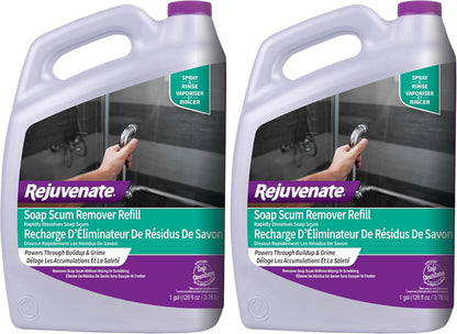 Rejuvenate Soap Scum Remover Easily Dissolves Soap Scum Without Scrubbing, 24 Ounces