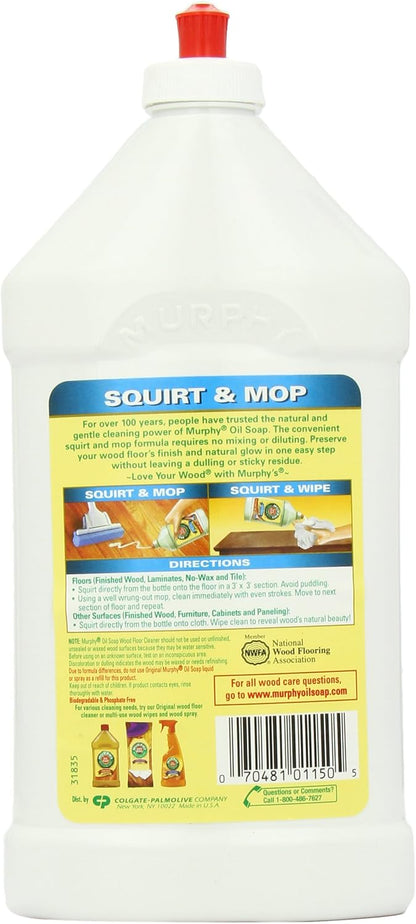 Murphy's Oil Soap Squirt and Mop Wood Floor Cleaner - 32 Fluid Ounce