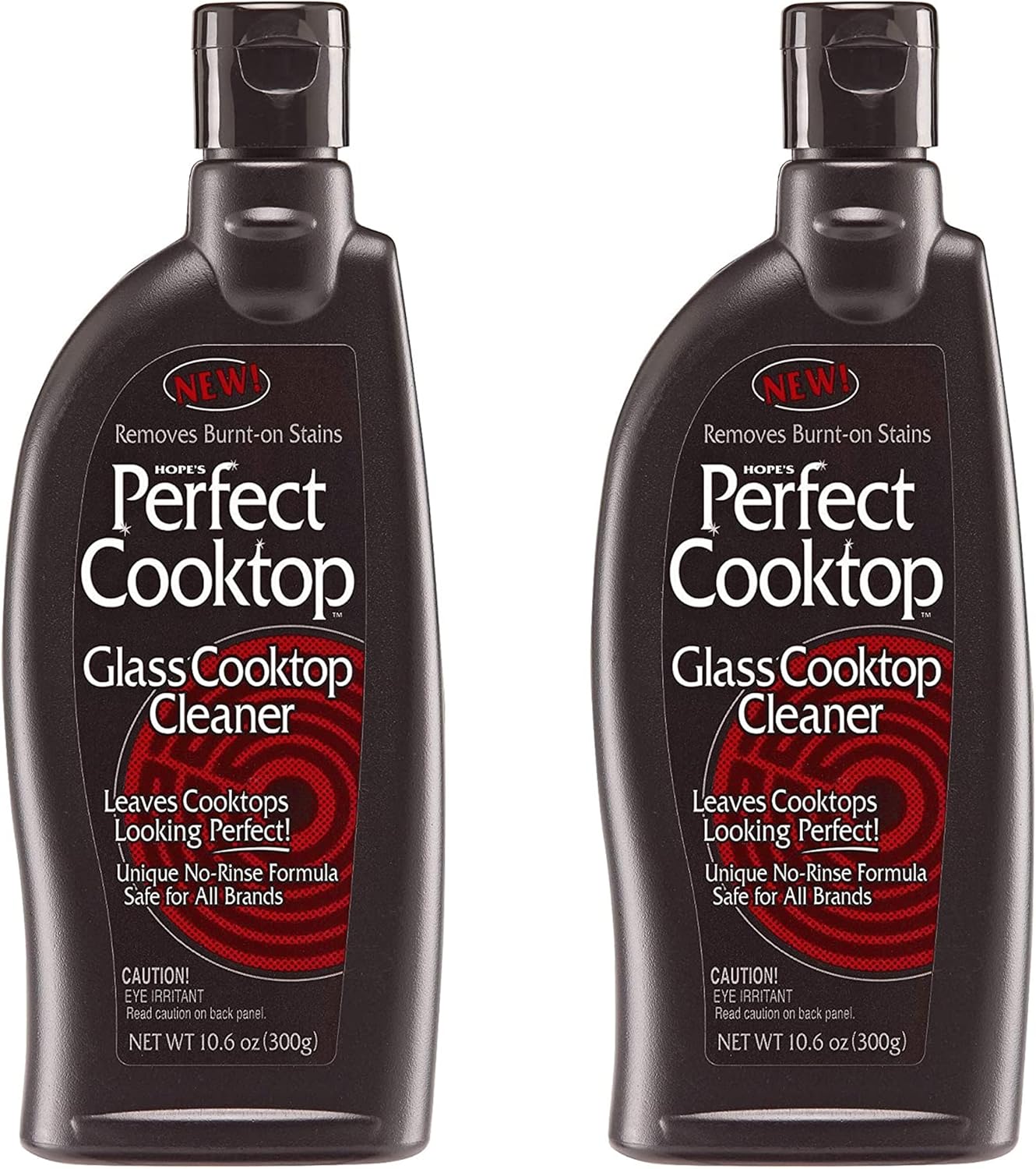 HOPE'S Perfect Cooktop Glass and Ceramic Cooktop and Stove Top Cleaner, Fast Acting and Removes Burnt on Stains from Glass Ceramic Smooth Top Ranges with its No Rinse Formula, 10.6 Oz, Pack of 1